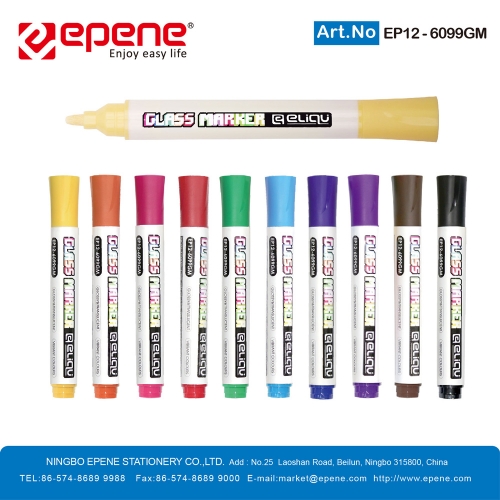 EPENE GLASS MARKER, MARKERS FOR GLASS, MIRROS, WHITE BOARDS AND NON-POROUS SURFACES