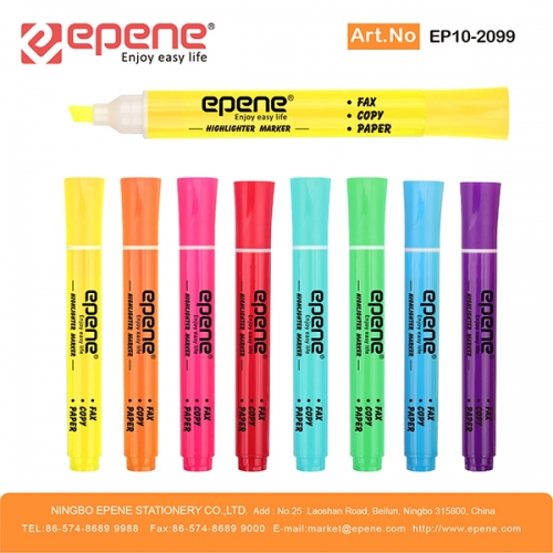 EPENE Highlighter, Quick drying ,Chisel Nib,Neon colors（EP10-2099）